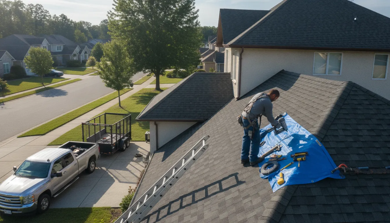 Roofing in Modale
